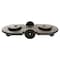 Rubbermaid Commercial Tandem Dolly, Two-Container, 300 lb Capacity, 20.25w x 45d x 8h, Black FG264600BLA - alternate 1